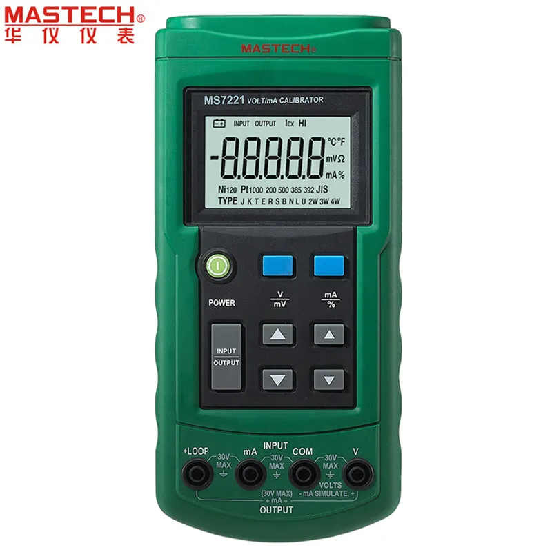 Mastech MS7221 Volt/mA Voltage Current Calibrator Source/Output Step DC 0-10V 0-24mA Tester Meter
Mastech MS7221 Volt/mA Voltage Current Calibrator Source/Output Step DC 0-10V 0-24mA Tester Meter