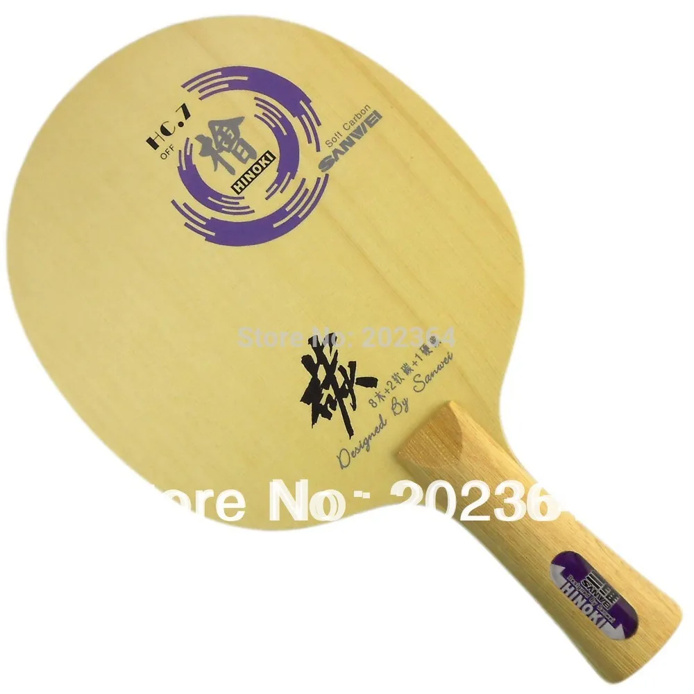 Sanwei HC.7 (HC-7, HC 7) HINOKI Soft-Carbon OFF Table Tennis Blade for PingPong Racket
Sanwei HC.7 (HC-7, HC 7) HINOKI Soft-Carbon OFF Table Tennis Blade for PingPong Racket