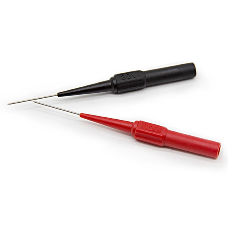 Insulation Piercing Needle Non-destructive Multimeter Test Probes Red/Black 30V-60V 0.7/1mm Mayitr For Banana Plug
Insulation Piercing Needle Non-destructive Multimeter Test Probes Red/Black 30V-60V 0.7/1mm Mayitr For Banana Plug