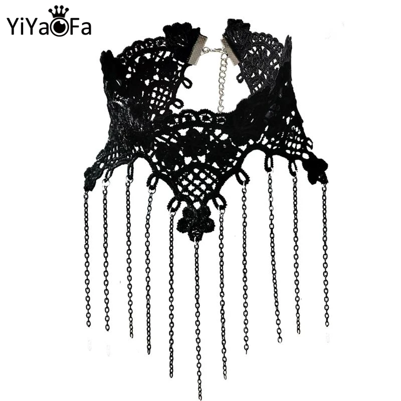 YiYaoFa Gothic Party Jewelry Vintage Lace Necklace for Women Accessories Choker Necklace Statement Collar Necklace GN-87
YiYaoFa Gothic Party Jewelry Vintage Lace Necklace for Women Accessories Choker Necklace Statement Collar Necklace GN-87