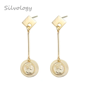 Silvology 925 Sterling Silver Square Long Figure Coin Stud Earrings Gold Texture Fashion Elegant Female Earrings Gold Jewelry
Silvology 925 Sterling Silver Square Long Figure Coin Stud Earrings Gold Texture Fashion Elegant Female Earrings Gold Jewelry