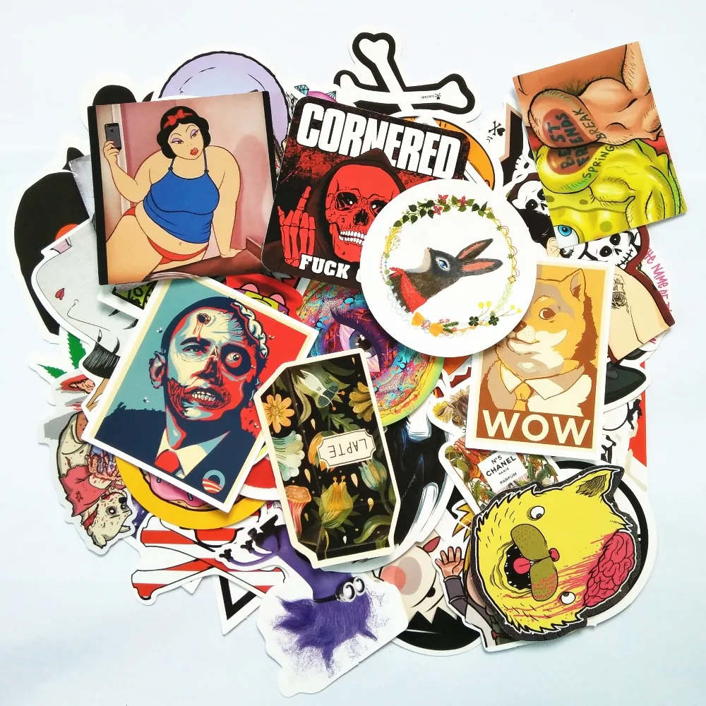 100 pcs Mixed funny fun stickers for kids Home decor jdm on laptop sticker decal fridge skateboard doodle stickers toy stickers
100 pcs Mixed funny fun stickers for kids Home decor jdm on laptop sticker decal fridge skateboard doodle stickers toy stickers