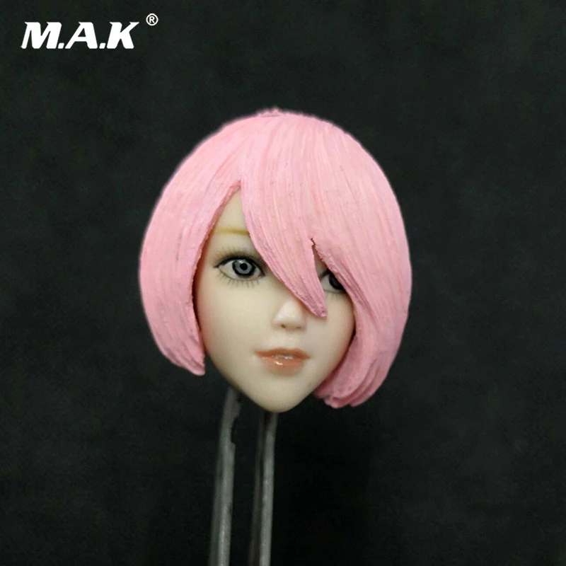 1/6 Pale Skin Anime Female head NieR:Automata 2B Head Sculpt Toy With Pink Hair Mould Fit for 12" Female Phicen Body Figure
1/6 Pale Skin Anime Female head NieR:Automata 2B Head Sculpt Toy With Pink Hair Mould Fit for 12" Female Phicen Body Figure