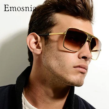 Emosnia Retro Fashion Oversized Pilot Sunglasses Gradient Lens Brown Clear Eyewear Outdoor Gold Men Brand 2018 Oculos De Sol
Emosnia Retro Fashion Oversized Pilot Sunglasses Gradient Lens Brown Clear Eyewear Outdoor Gold Men Brand 2018 Oculos De Sol