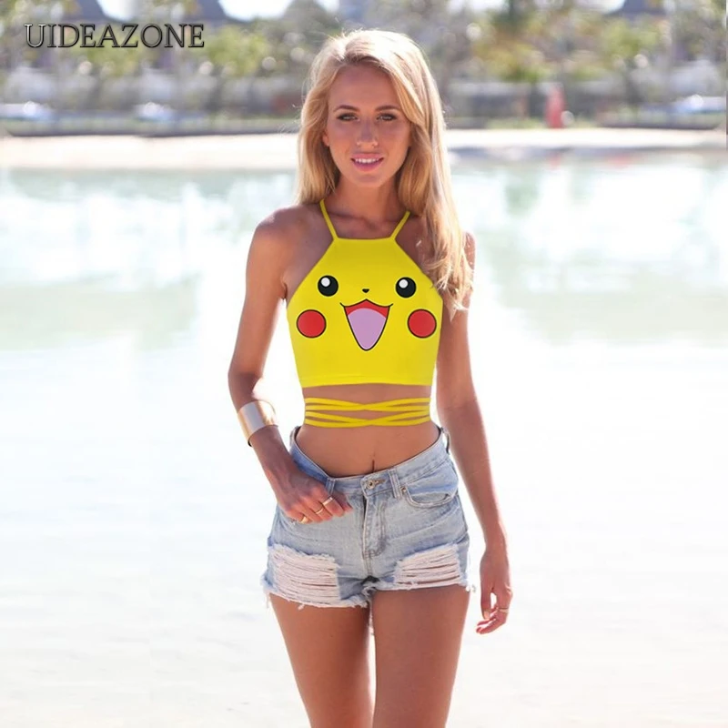 3D Cross Halter Crop Tops Women Summer Short Low Cut Print Tanks Top Bustier Camis Cute Cartoon Skull Female Clothing Vest
3D Cross Halter Crop Tops Women Summer Short Low Cut Print Tanks Top Bustier Camis Cute Cartoon Skull Female Clothing Vest