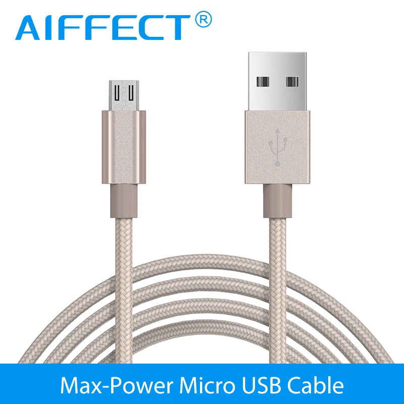 AIFFECT Micro USB Cable Fast Charging Mobile Phone Android Cable Adapter 2.4A 2m USB Data Charger Cable for Huawei Samsung LG
AIFFECT Micro USB Cable Fast Charging Mobile Phone Android Cable Adapter 2.4A 2m USB Data Charger Cable for Huawei Samsung LG