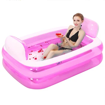 Inflatable Bathtub Folding Thickening Adult Tub Child Bath Basin Parent-child Interactive Pool Size152*108*60 With Electric Pump
Inflatable Bathtub Folding Thickening Adult Tub Child Bath Basin Parent-child Interactive Pool Size152*108*60 With Electric Pump