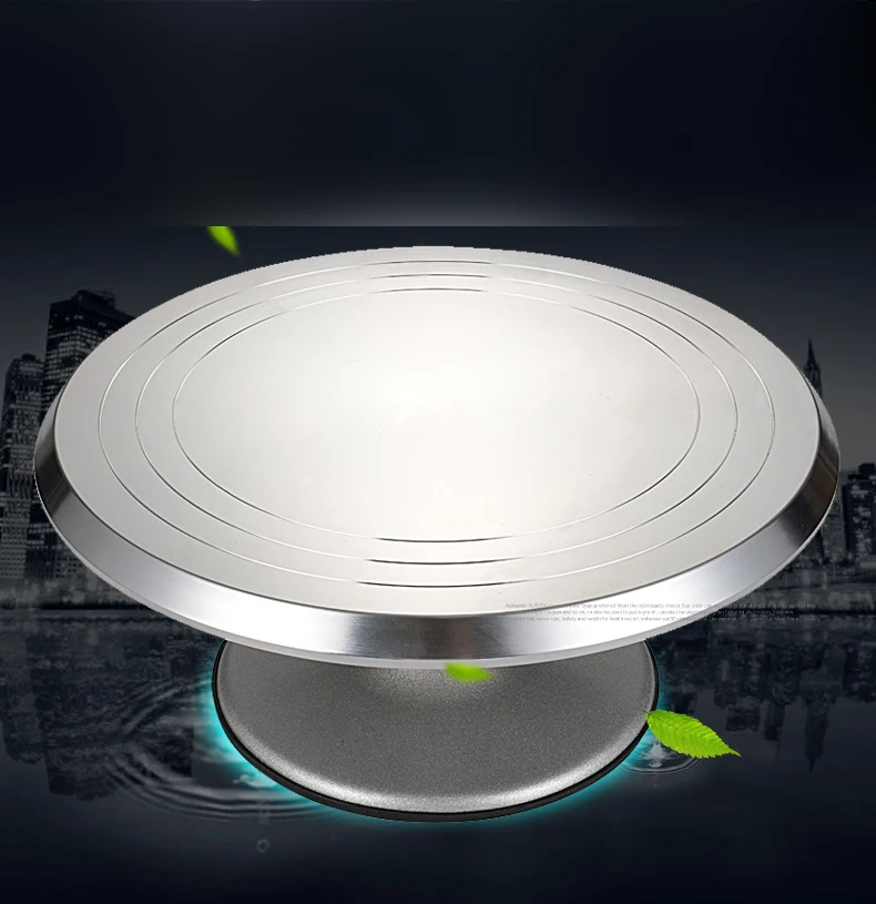 9% Aluminum Alloy Cake Decorating Turntable Anti-skid Cake Rotary Rack Table Scale Design& High Speed Rotate Bearing Cake Tools
9% Aluminum Alloy Cake Decorating Turntable Anti-skid Cake Rotary Rack Table Scale Design& High Speed Rotate Bearing Cake Tools