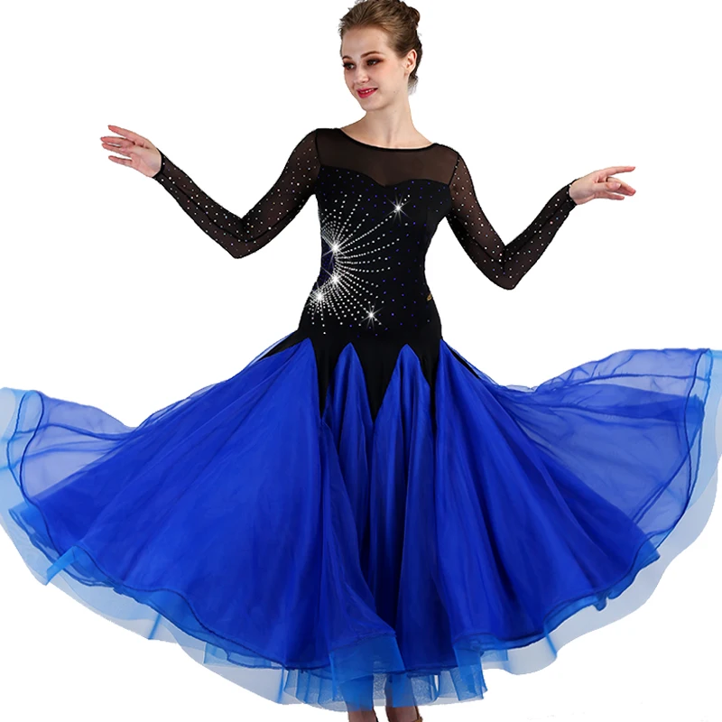 Ballroom Competition Dance Dresses Women 2019 New Design Elegant Flamenco Dancing Skirt Royal Blue Standard Ballroom Dress
Ballroom Competition Dance Dresses Women 2019 New Design Elegant Flamenco Dancing Skirt Royal Blue Standard Ballroom Dress