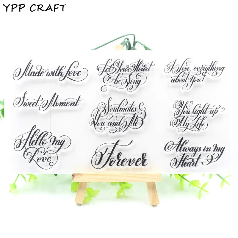 YPP CRAFT Happy Valentine's Day Transparent Clear Silicone Stamps for DIY Scrapbooking/Card Making/Kids Decoration Supplies 169
YPP CRAFT Happy Valentine's Day Transparent Clear Silicone Stamps for DIY Scrapbooking/Card Making/Kids Decoration Supplies 169
