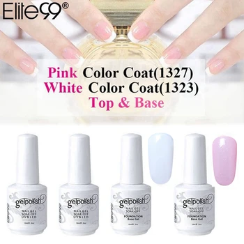 Elite99 15ml UV LED Nail Gel Polish French Manicure Set (Pink White UV Gel+ Top Base Coat) 3D UV Nail Polish More Color Optional
Elite99 15ml UV LED Nail Gel Polish French Manicure Set (Pink White UV Gel+ Top Base Coat) 3D UV Nail Polish More Color Optional
