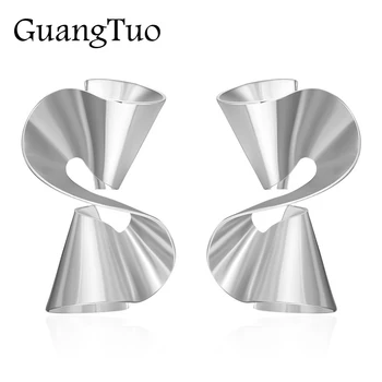 EK2204 European Exaggerated Smooth Big Spiral Folded Wave Metal Drop Earring For Women Statement Earring Punk Party Jewelry
EK2204 European Exaggerated Smooth Big Spiral Folded Wave Metal Drop Earring For Women Statement Earring Punk Party Jewelry