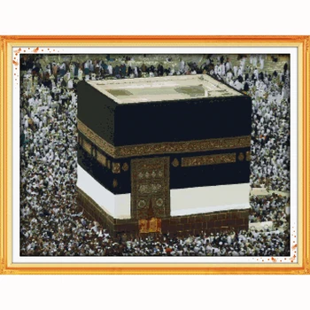 Pilgrimage to Mecca religious Muslim Counted Cross Stitch 11CT Printed 14CT Cross Stitch DIY Chinese Cotton Cross-stitch Kit
Pilgrimage to Mecca religious Muslim Counted Cross Stitch 11CT Printed 14CT Cross Stitch DIY Chinese Cotton Cross-stitch Kit