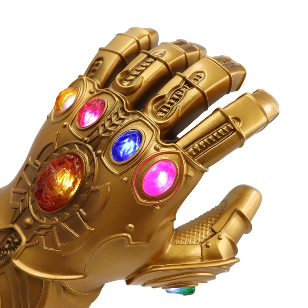 LED Light Thanos Infinity Gauntlet Avengers Infinity War Cosplay LED Gloves PVC Action Figure Model Toys Gift Halloween Props
LED Light Thanos Infinity Gauntlet Avengers Infinity War Cosplay LED Gloves PVC Action Figure Model Toys Gift Halloween Props