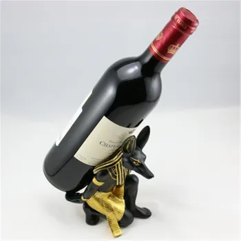 Egypt Canis Spp God Anubis Resin Red Wine Rack Fashion Pub Wine Rack Egypt Craftwork Living Room Desktop Decoration X1832
Egypt Canis Spp God Anubis Resin Red Wine Rack Fashion Pub Wine Rack Egypt Craftwork Living Room Desktop Decoration X1832