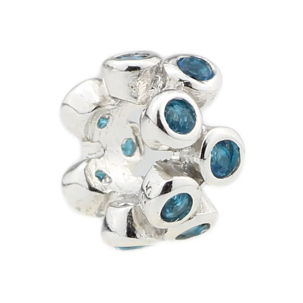 Authentic 925 Sterling Silver Charm Starlight Spacer with Navy Blue Crystals For European Bracelet
Authentic 925 Sterling Silver Charm Starlight Spacer with Navy Blue Crystals For European Bracelet