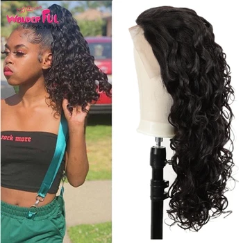 Loose Wave Lace Front Human Hair Wigs 10-28Inch Free Made By Brazilian Remy Human Hair Loose Wave Bundles With Frontal
Loose Wave Lace Front Human Hair Wigs 10-28Inch Free Made By Brazilian Remy Human Hair Loose Wave Bundles With Frontal