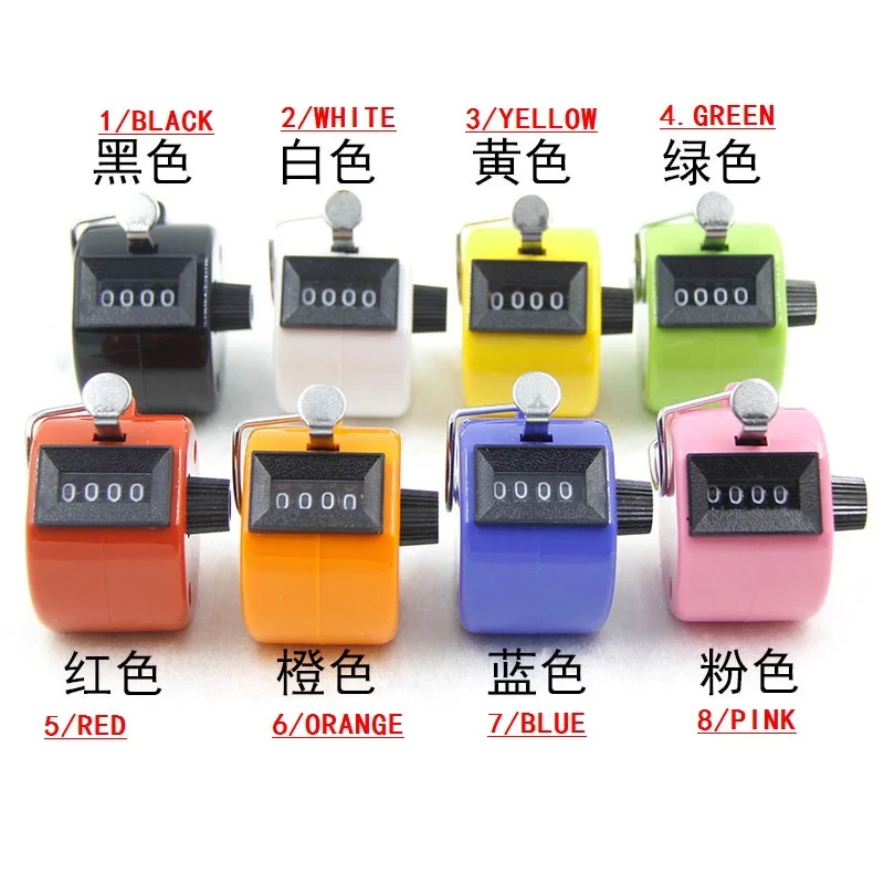 HIGH QUALITY Multi-Color Plastic 4digits mechanical manual handheld tally counter chanting counter
HIGH QUALITY Multi-Color Plastic 4digits mechanical manual handheld tally counter chanting counter