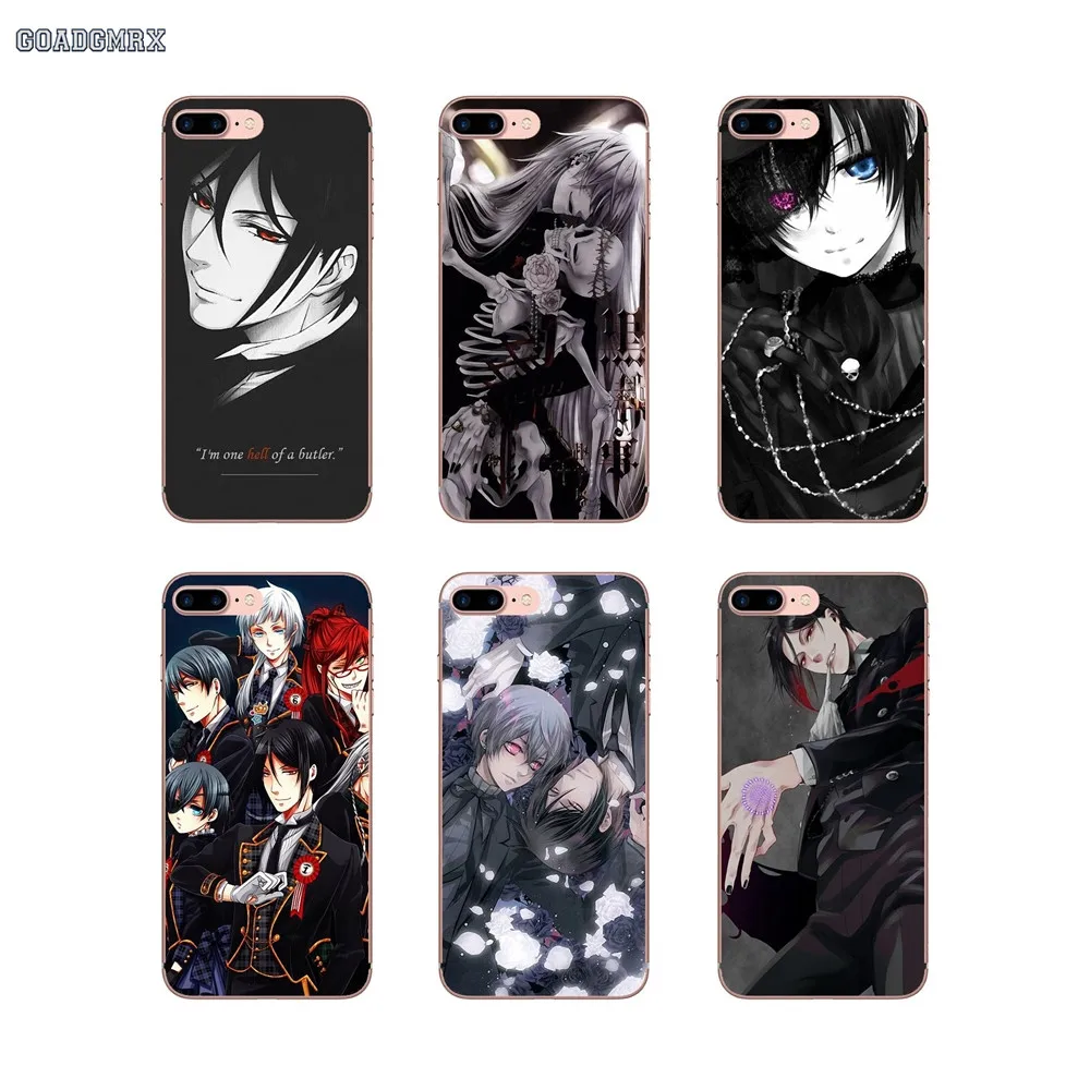 TPU Shell Covers Black Butler Kuroshitsuji For Xiaomi Redmi 2 S2 Note 6 7 6A Mi 8 Lite 9 SE Pro Max 3 Mix 2S Pocophone F1 | Мобильные