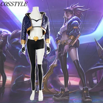 LOL KDA Akali Cosplay Costume AKALI LOL Cosplay Costume K/DA Women Outfit Coat Top Pants Gloves Bag Full Set
LOL KDA Akali Cosplay Costume AKALI LOL Cosplay Costume K/DA Women Outfit Coat Top Pants Gloves Bag Full Set