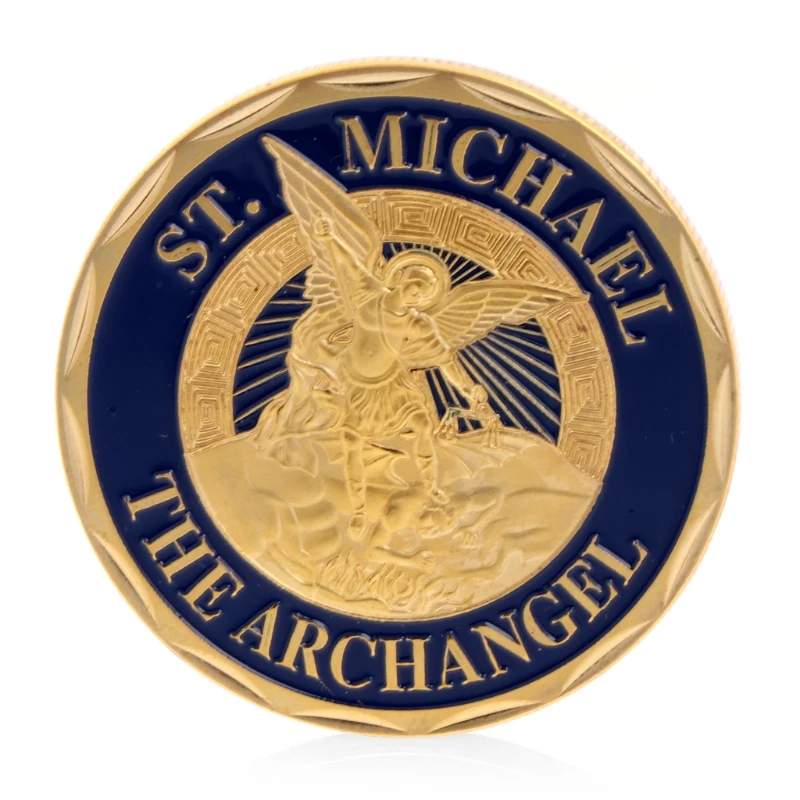 Saint Michael The Archangel Silver Plated Non-currency Coins Commemorative Challenge Coin Collection
Saint Michael The Archangel Silver Plated Non-currency Coins Commemorative Challenge Coin Collection