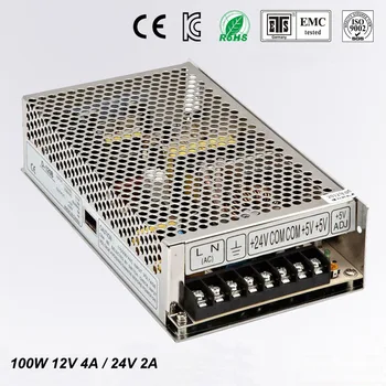 Best quality 12V 24V 100W Switching Power Supply Driver for LED Strip AC 100-240V Input to DC 12V 24V free shipping
Best quality 12V 24V 100W Switching Power Supply Driver for LED Strip AC 100-240V Input to DC 12V 24V free shipping