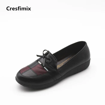 Cresfimix women soft and comfortable spring slip on shoes lady retro black pattern summer pu leather flat shoes zapatos de mujer
Cresfimix women soft and comfortable spring slip on shoes lady retro black pattern summer pu leather flat shoes zapatos de mujer