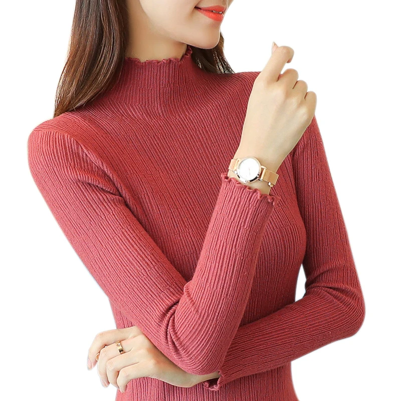 AOSSVIAO Women Turtleneck 2017 Autumn Winter Women Sweaters And Pullovers Long Sleeves Female Tricot Jumper Pull Femme Black
AOSSVIAO Women Turtleneck 2017 Autumn Winter Women Sweaters And Pullovers Long Sleeves Female Tricot Jumper Pull Femme Black