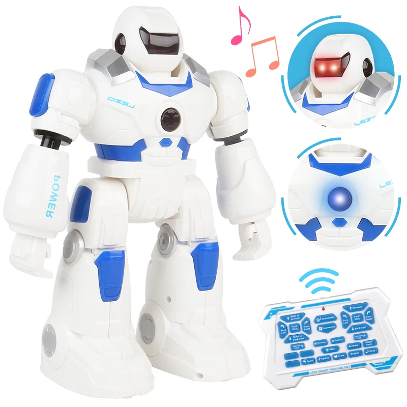 New RC Jack Police Robot Dancing Singing Story Action Figure Remote Multifunction Control Robot with LED Light Toy for Children
New RC Jack Police Robot Dancing Singing Story Action Figure Remote Multifunction Control Robot with LED Light Toy for Children