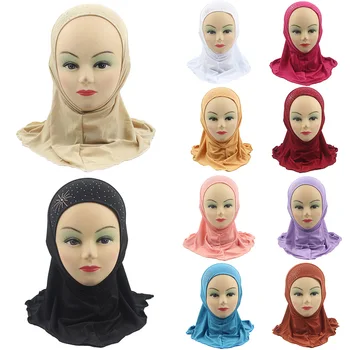 Muslim Hijab Islamic Shawls Beautiful Drill Simple Style Soft And Stretch About 45cm For 3 To 8 Years Old Kids Girls
Muslim Hijab Islamic Shawls Beautiful Drill Simple Style Soft And Stretch About 45cm For 3 To 8 Years Old Kids Girls