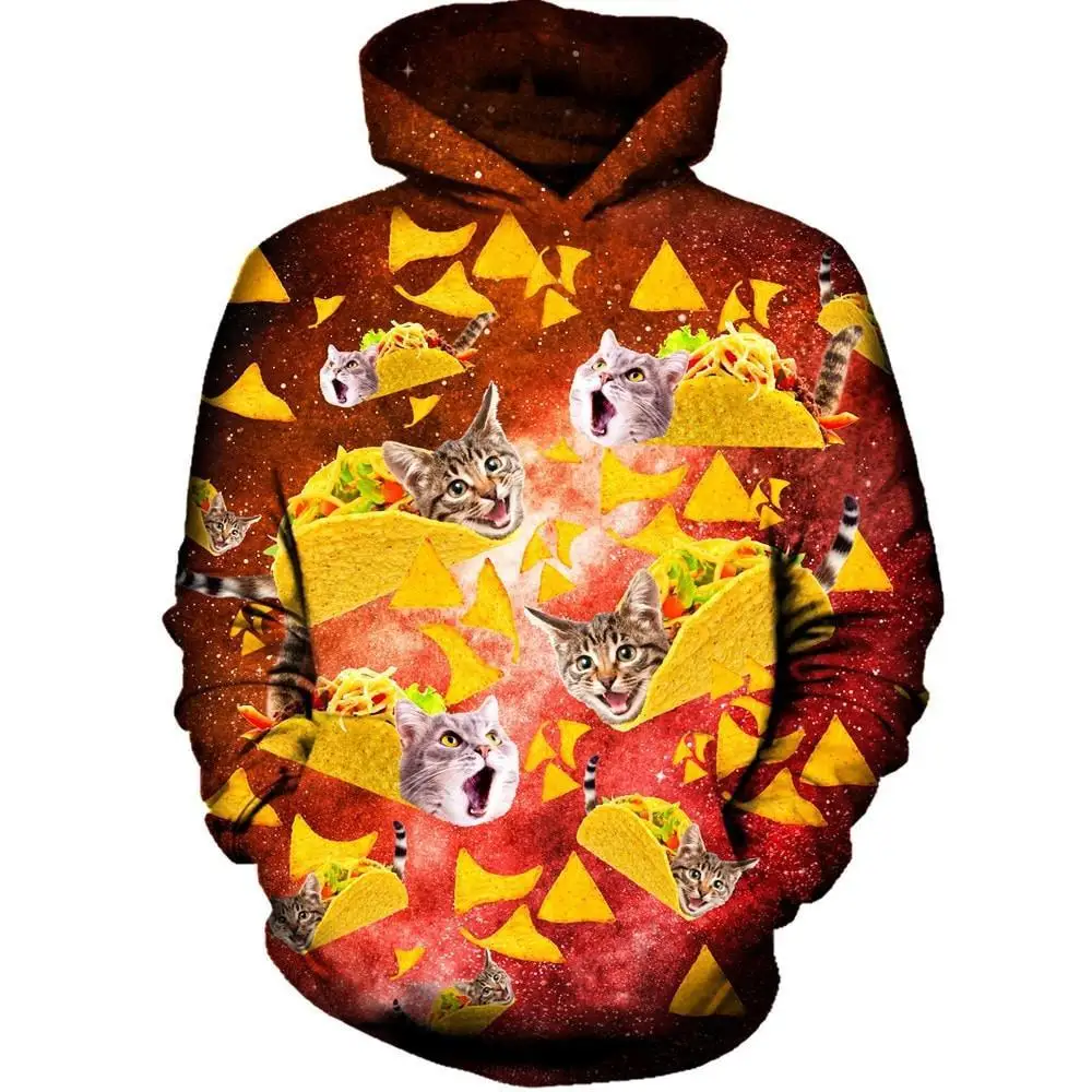 2018 3D Printed Funny Cat HOODIE Famous Brand Harajuku Oversized Hip Hop Men Hooded Sweatshirt
2018 3D Printed Funny Cat HOODIE Famous Brand Harajuku Oversized Hip Hop Men Hooded Sweatshirt