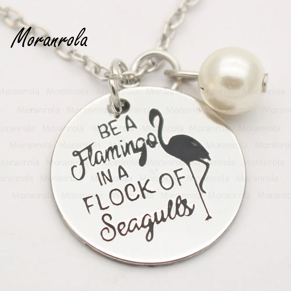 New arried "Be A Flamingo In A Flock Of Seagulls"Copper necklace &Keychain Flamingo Jewelry Gift for Best Friend
New arried "Be A Flamingo In A Flock Of Seagulls"Copper necklace &Keychain Flamingo Jewelry Gift for Best Friend