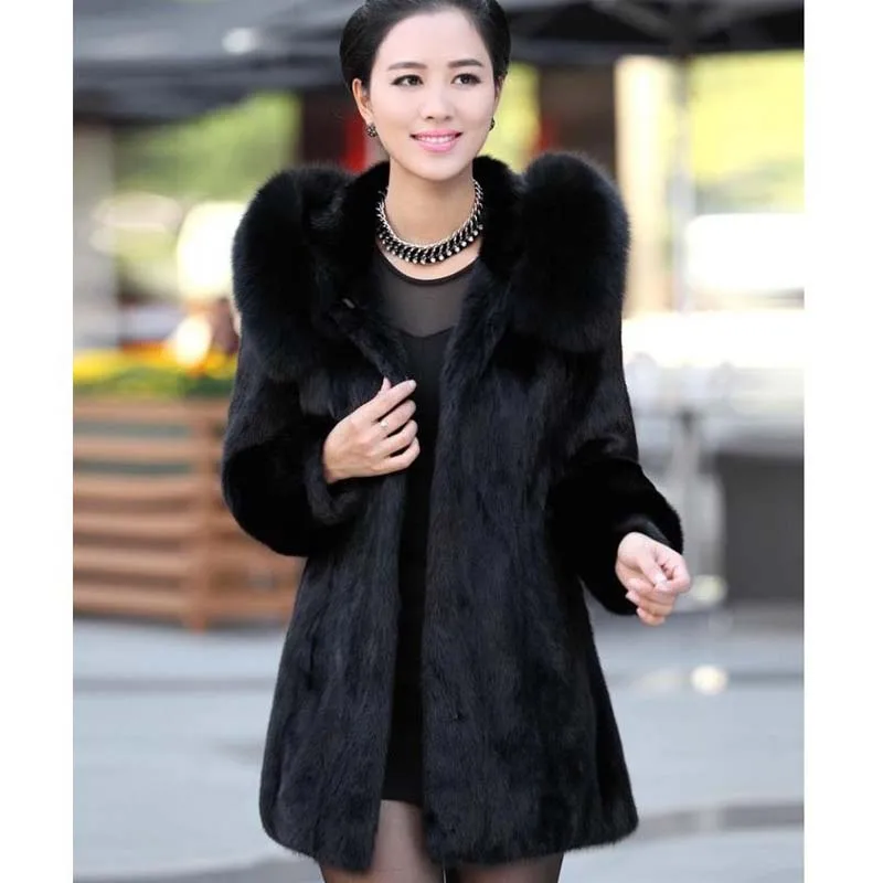 Savabien 2019 Autumn Winter Warm Faux Fur Coat Hooded Long Sleeve Fake Fur Coats Jackets Vintage Thick Furry Parka Overcoat 4XL
Savabien 2019 Autumn Winter Warm Faux Fur Coat Hooded Long Sleeve Fake Fur Coats Jackets Vintage Thick Furry Parka Overcoat 4XL