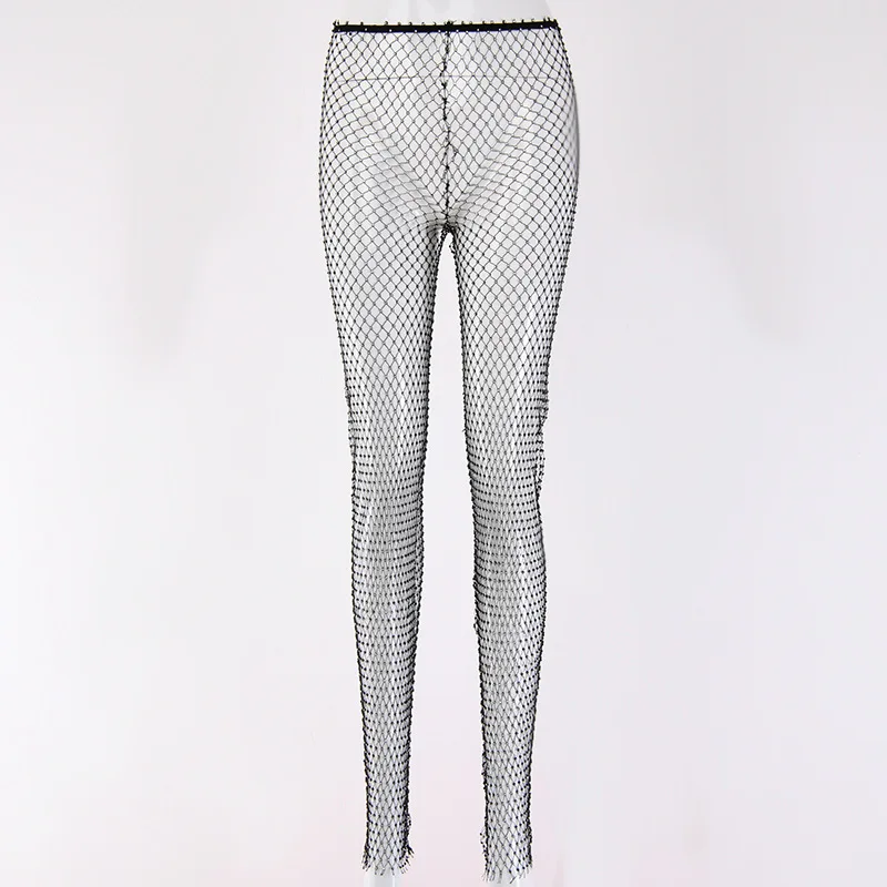 Fshion Women Cotton Solid Skinny High Streetwear Straight Pants Sexy Hollow Mesh Elastic Waist Full Length Pants
Fshion Women Cotton Solid Skinny High Streetwear Straight Pants Sexy Hollow Mesh Elastic Waist Full Length Pants