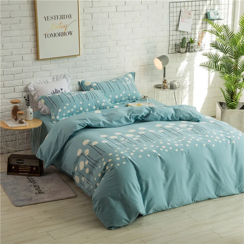 Small Fresh Blue White Print Pattern Duvet Cover Set Bed 100% Cotton Linens Pillowcase 4Pcs Bed Set Bedding Queen King 2 Size
Small Fresh Blue White Print Pattern Duvet Cover Set Bed 100% Cotton Linens Pillowcase 4Pcs Bed Set Bedding Queen King 2 Size