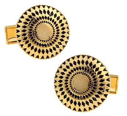 Free shipping Men Fashion Cufflinks Gold-color Copper Round Design Sun Light Style Gift For Men Cuff Links Wholesale&retail
Free shipping Men Fashion Cufflinks Gold-color Copper Round Design Sun Light Style Gift For Men Cuff Links Wholesale&retail