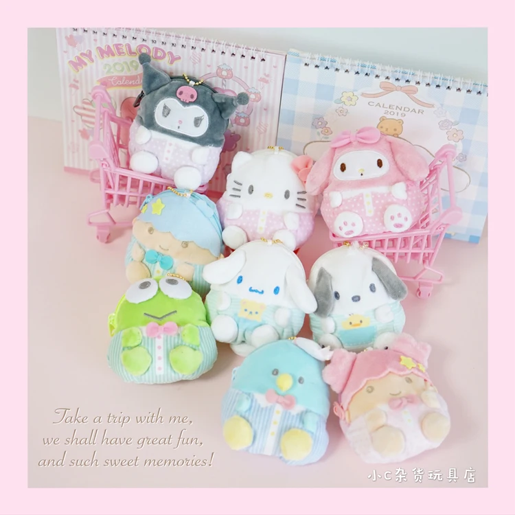 New Plush Toys Cinnamoroll Dog Hello Kitty Little Dolls Pendant Coin Bag Plush Doll For Girls Kids Gifts
New Plush Toys Cinnamoroll Dog Hello Kitty Little Dolls Pendant Coin Bag Plush Doll For Girls Kids Gifts