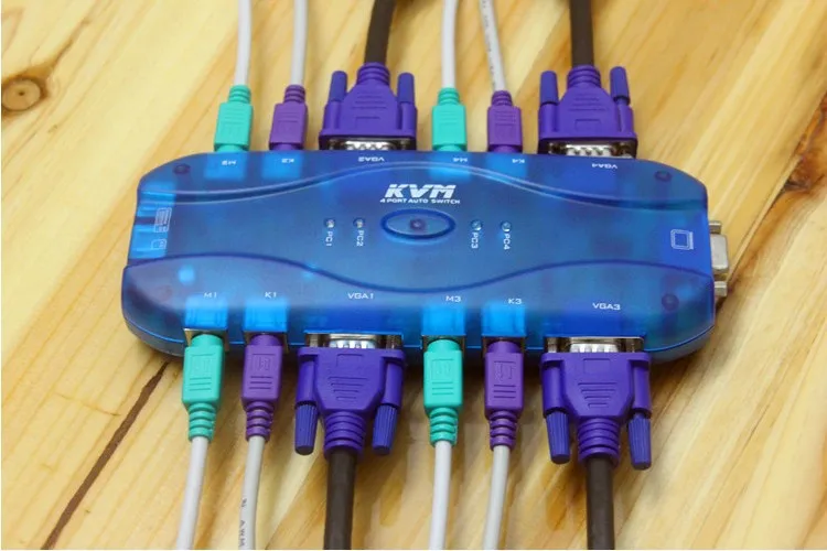 Retail Brand NEW 4-Port KVM Switch with 4 Sets PC1/PC2/PC3/PC4 of Cables for PC with TOP Quality KVM Cables!!!
Retail Brand NEW 4-Port KVM Switch with 4 Sets PC1/PC2/PC3/PC4 of Cables for PC with TOP Quality KVM Cables!!!