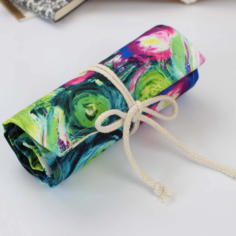 Pencil Case Canvas Roll Pouch Comestic Makeup Brush Case Pencil Curtain Bag Pattern Printed LBShipping
Pencil Case Canvas Roll Pouch Comestic Makeup Brush Case Pencil Curtain Bag Pattern Printed LBShipping