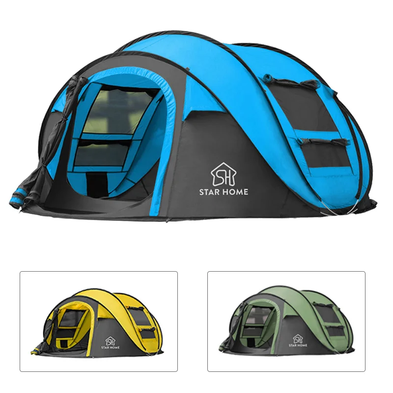 Outdoor Automatic Tent 3-4 People Waterproof Family Tent Automatic Throwing Pop-up Camping Hiking Tent
Outdoor Automatic Tent 3-4 People Waterproof Family Tent Automatic Throwing Pop-up Camping Hiking Tent