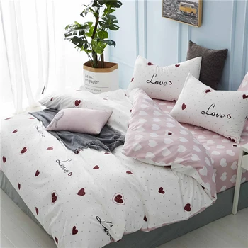 Dreamort 100%cotton Love Pattern Simple Style 3or4pcs Twin Queen King size Bedding Set Fitted sheet+Duvet cover+Pillowcase
Dreamort 100%cotton Love Pattern Simple Style 3or4pcs Twin Queen King size Bedding Set Fitted sheet+Duvet cover+Pillowcase