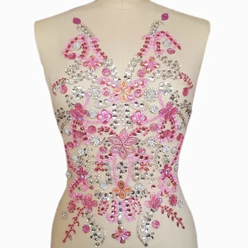 PInk Silver 36x50cm Beaded Crystal Sew on Wedding Dress AB Rhinestone Stones Applique Patches Sewing and Trim Decoration crafts
PInk Silver 36x50cm Beaded Crystal Sew on Wedding Dress AB Rhinestone Stones Applique Patches Sewing and Trim Decoration crafts