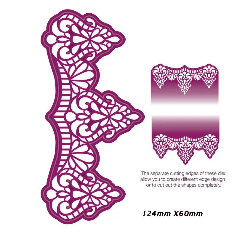 Heave Lace Edge Border Frame Metal Cutting Dies Stencil for DIY Scrapbooking Embossing Valentine Decoration Card Craft Die Cut
Heave Lace Edge Border Frame Metal Cutting Dies Stencil for DIY Scrapbooking Embossing Valentine Decoration Card Craft Die Cut
