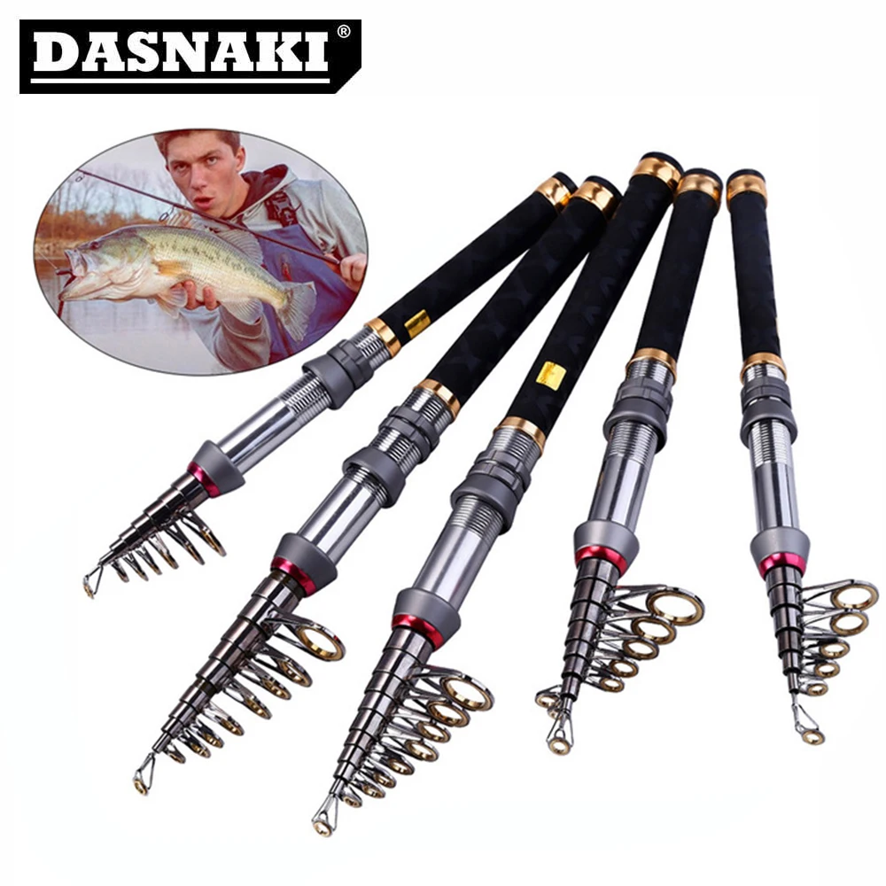 fishing rod canne a peche telescopic lure rod with Stainless steel ring and Metal base Solid and durable
fishing rod canne a peche telescopic lure rod with Stainless steel ring and Metal base Solid and durable