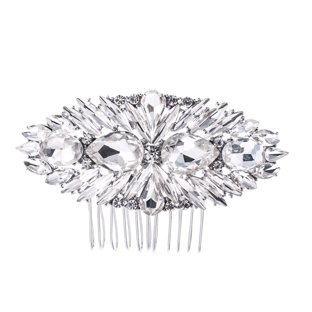 Rhinestone Crystals Bride Wedding Hair Combs Side Comb Hairpins Hair Jewelry Accessories GT4379
Rhinestone Crystals Bride Wedding Hair Combs Side Comb Hairpins Hair Jewelry Accessories GT4379