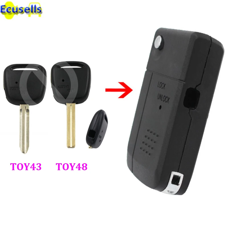 Modified folding Flip Side 1 button Remote Key Shell Smart Car Key Housing case Cover for Toyota TOY48 TOY43 uncut
Modified folding Flip Side 1 button Remote Key Shell Smart Car Key Housing case Cover for Toyota TOY48 TOY43 uncut