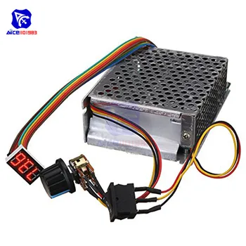 DC 10-55V 60A Adjustable PWM DC Motor Speed Controller Reversible Rotary Potentiometer Switch LED Digit Motor Speed Regulator
DC 10-55V 60A Adjustable PWM DC Motor Speed Controller Reversible Rotary Potentiometer Switch LED Digit Motor Speed Regulator
