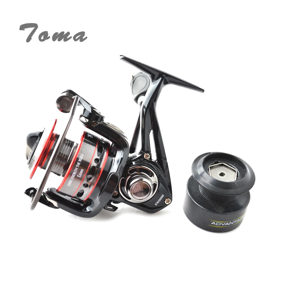 TOMA Fishing Reel 9+1BB Double Spool Metal Spinning Reel Series 1000 2000 3000 4000 Saltwater for Carp Fishing Tackle
TOMA Fishing Reel 9+1BB Double Spool Metal Spinning Reel Series 1000 2000 3000 4000 Saltwater for Carp Fishing Tackle