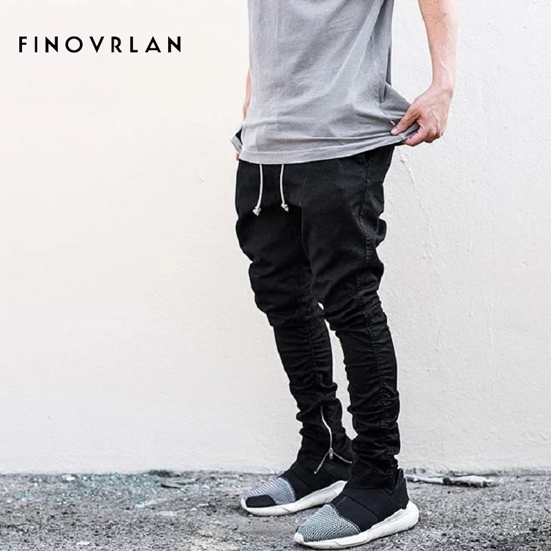 Streetwear Harem Pants Men Draw String Elastic Waist Hip Hop Pants Leg Opening Zipper Male Trousers kanye justin bieber pants
Streetwear Harem Pants Men Draw String Elastic Waist Hip Hop Pants Leg Opening Zipper Male Trousers kanye justin bieber pants
