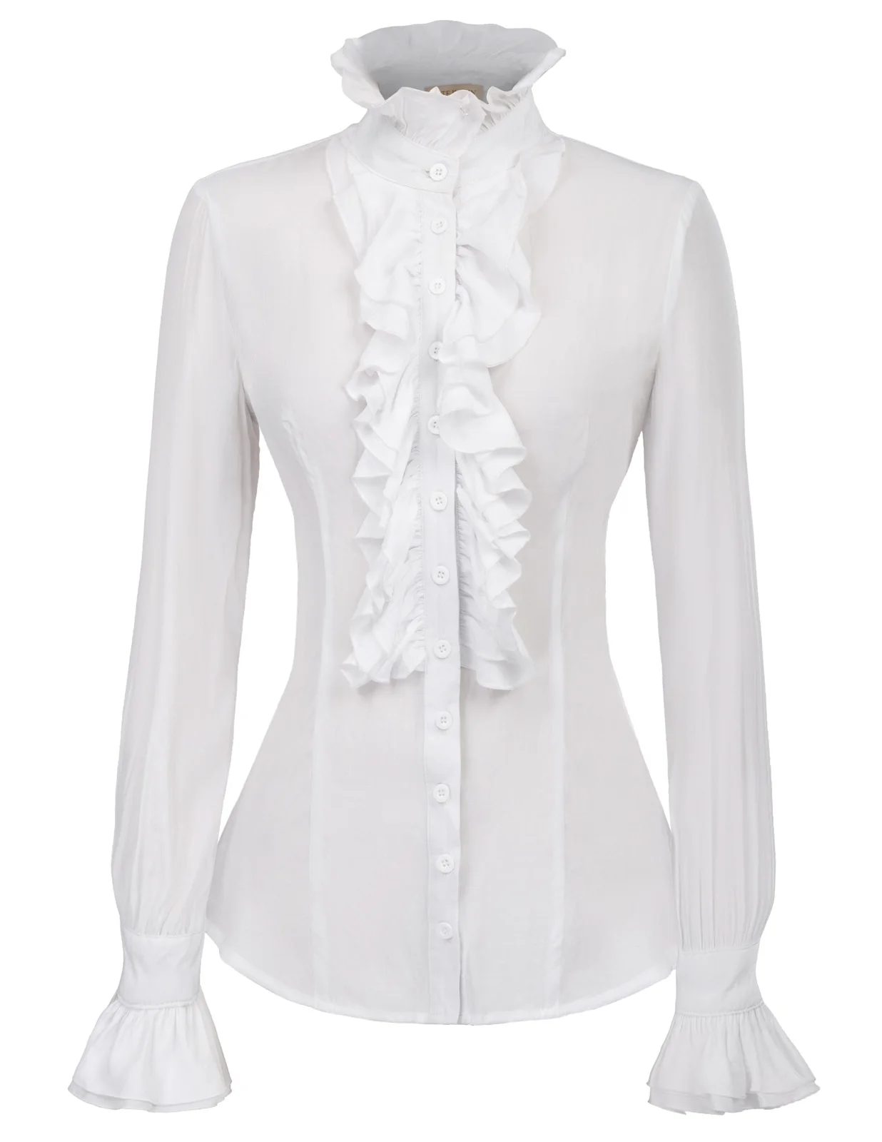 Vintage shirt Retro Victorian Style Long Sleeve Ruffled Blouse buttons solid elegant evening club party Shirts lady women Tops
Vintage shirt Retro Victorian Style Long Sleeve Ruffled Blouse buttons solid elegant evening club party Shirts lady women Tops